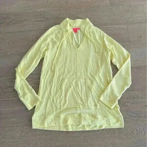 Lilly Pulitzer Cassi Popover Yellow Medium